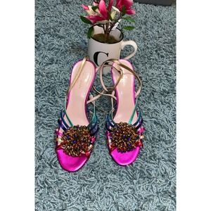 Kate Spade Metalic sparkle heels Sandals